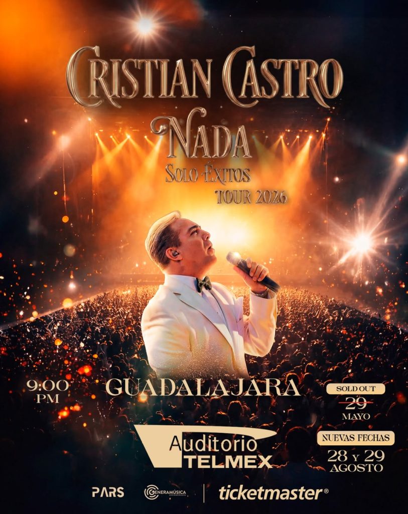 concierto christian castro 28 de agosto