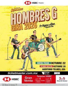 hombres g guadalajara 2026