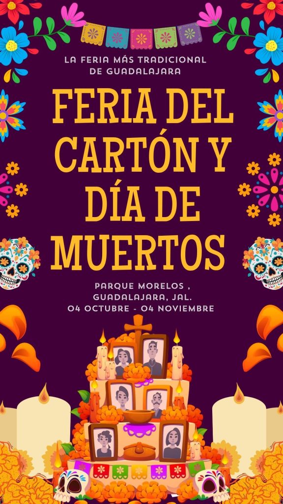 feria del cartón y día de muertos guadalajara parque morelos 2026